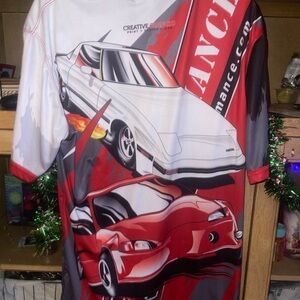 Graphic Racing Car T-Shirt- oj performance